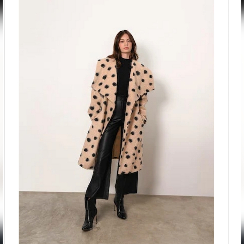 Hutch Juni Coat cream with spots - Picture 5 of 15